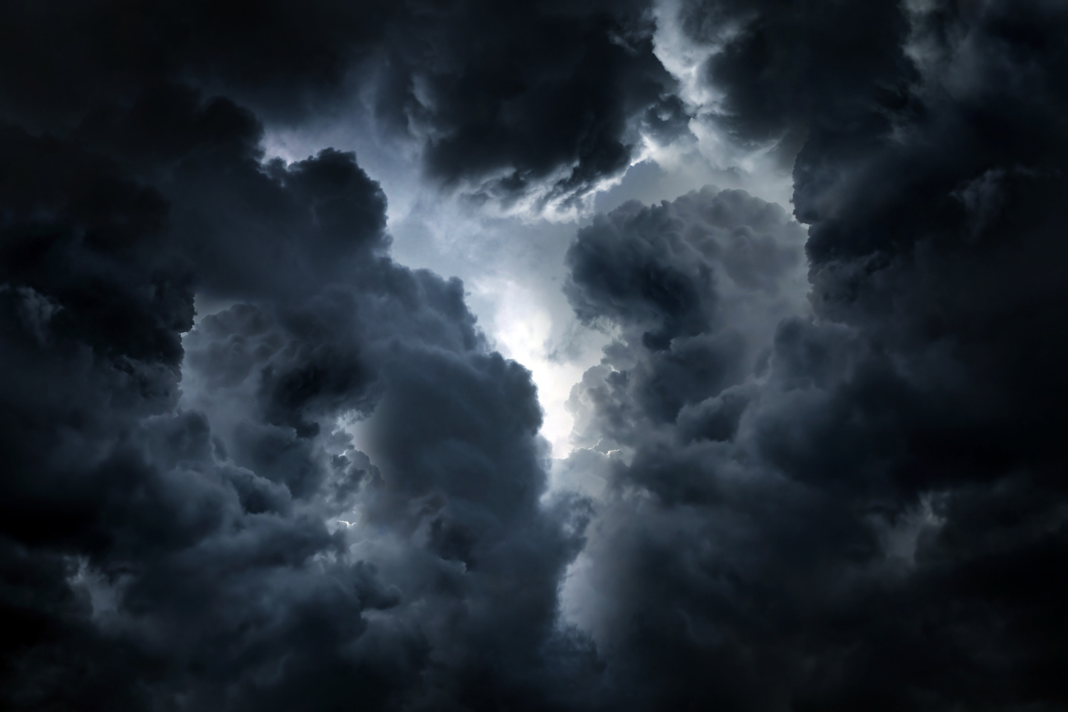 Dramatic Clouds Background Dark and Dramatic Storm Clouds Area Background